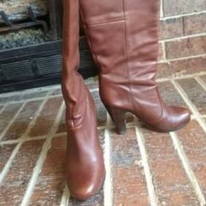 Dolce Vita knee high boots, reddish brown, 6.5